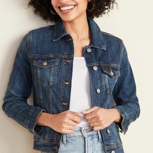 NWOT Old Navy Jean Jacket - size L, dark wash